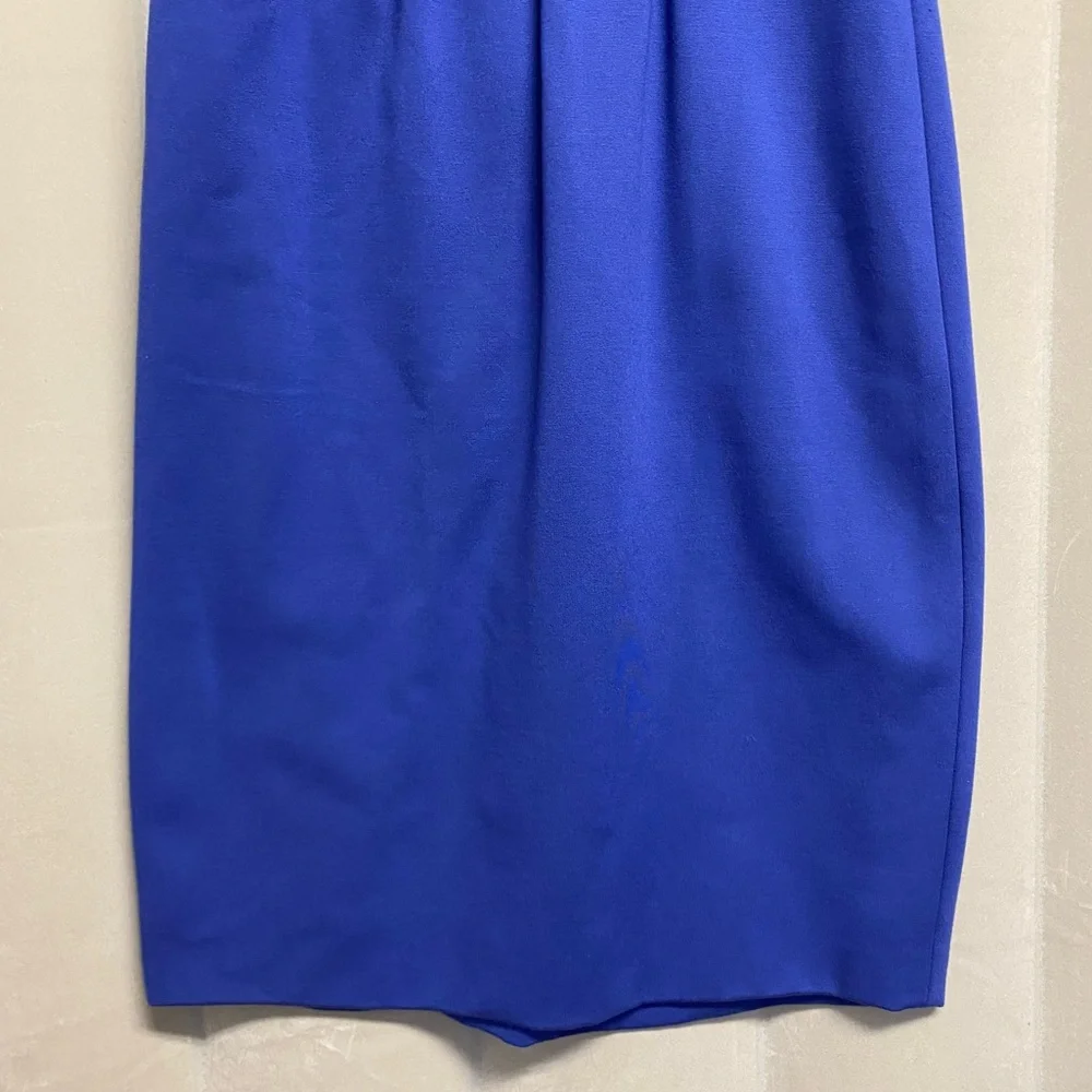 Moschino Women’s Dress Size 8 Shift Cross Over Front Designer Quiet Luxury